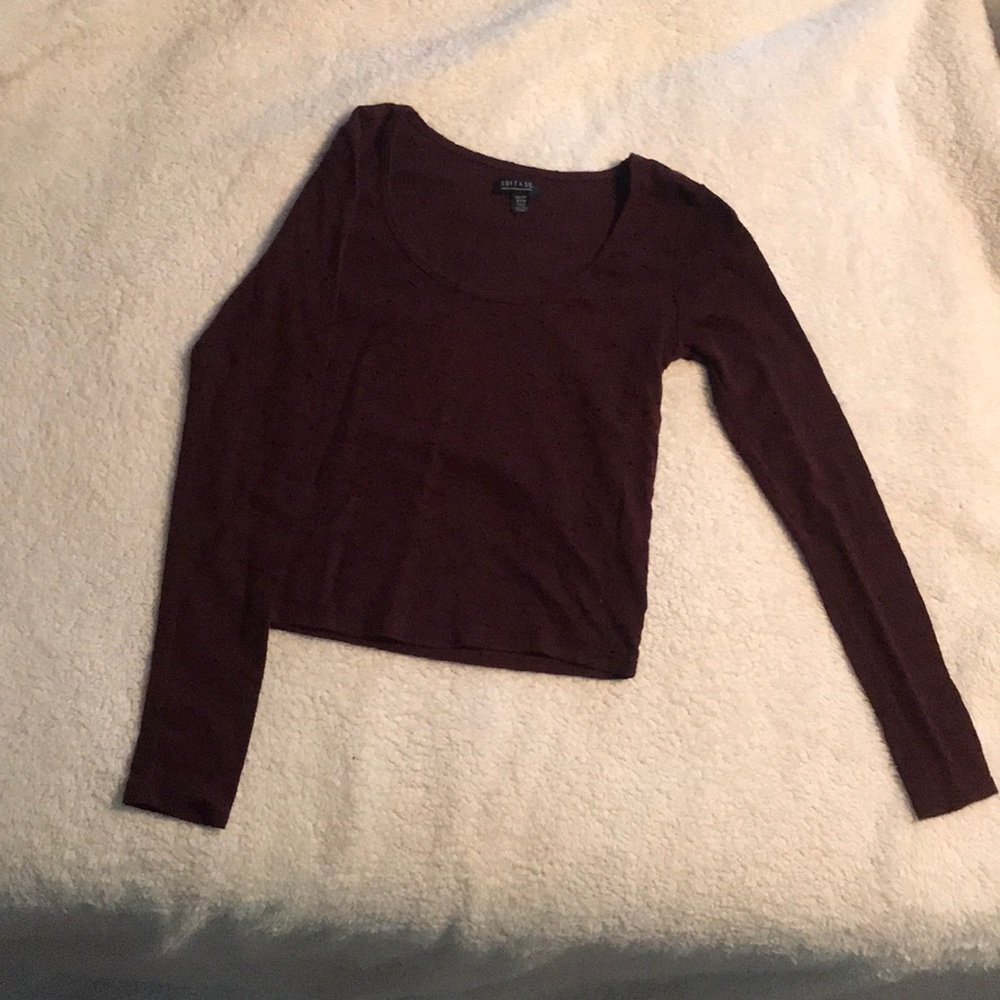 Maroon long sleeve